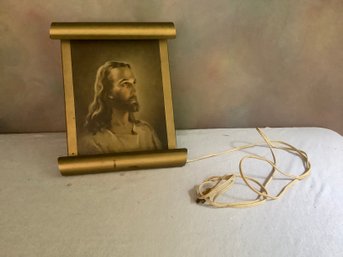 Lighted Jesus Lithograph