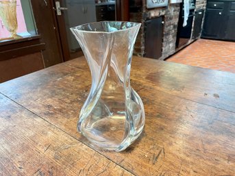 Baccarat Crystal Serpentin Vase