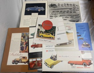 Various Studebaker Colored Prints Good To Frame And Enjoy!