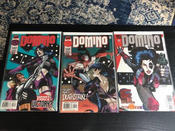Domino/marvel Comics 1997, 1st Solo Adventure - Limited Series #1-3.  Lot 33