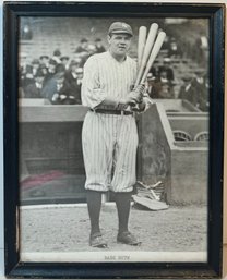 Nice Babe Ruth Framed Picture