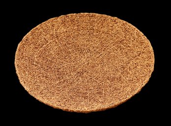 Large Oversized Decorative Natural Fiber Bowl  30'D X 8'H