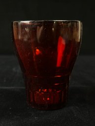 Ruby Cranberry Glass Tumbler