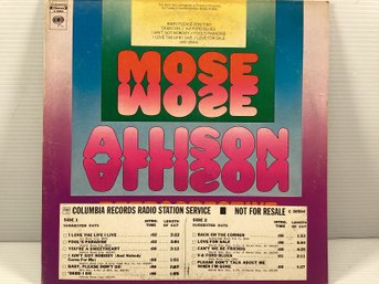 Mose Allison ~ Retrospective On Columbia Records