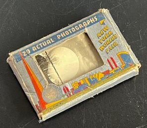 1939 NY Worlds Fair Miniature Photographs In Box