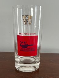 NY GIANTS - Midcentury Barware Glass