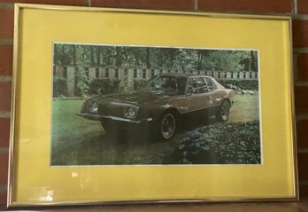 Framed Studebaker Avanti Poster