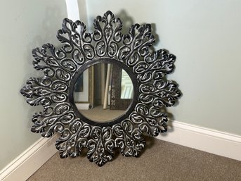 Wooden Ornate Mirror
