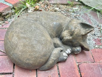 Sleeping Cat Sculpture