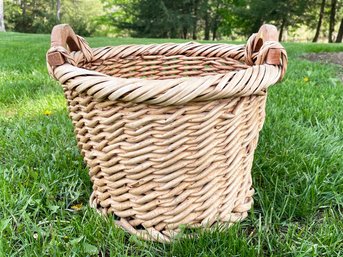 A Wicker Cache Pot