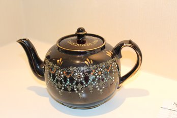 English Ww2 Teapot - Unique Writing And Story!