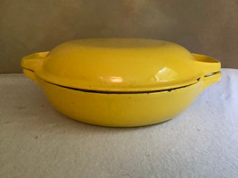 Color Cast Yellow Enameled Cast Iron Dutch Oven