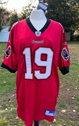 NOS With Tags Reebok Equipment Authentic NFL Jersey  Tampa Bay Buccaneers K. Johnson #19 Size 48 Made In Korea