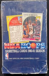Factory Sealed 1990 NBA Hoops Wax Box 36 Packs