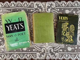 Unique W.B. Yeats Book Trio