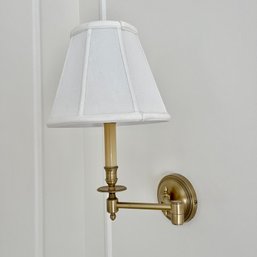 A Pair Of Visual Comfort Swing Arm Candle Sconces - Primary