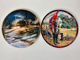 Two Collectible Plates Including Civil War (2)