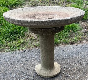 Cement Bird Bath