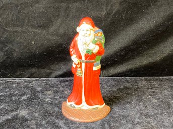 Vintage Ceramic Santa Claus Door Stop