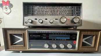 A COMMODORE RADIO AND A HOLOCRAFTERS MODEL S118