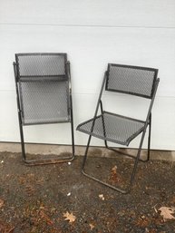 Metal Folding Chairs Lot #2