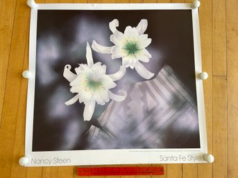 Nancy Steen Spider Lily Santa Fe Style Poster 27x25