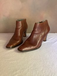 Ralph Lauren Leather Brown Booties #25