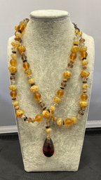 Beaded Two Strand Necklace