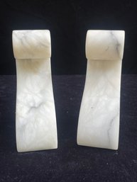 Pair Of Marble Bookends