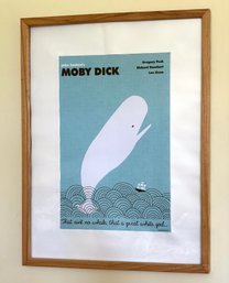 A Vintage Moby Dick Lobby Card, John Huston