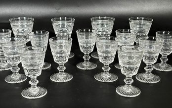 A Collection Of Cut Glass Cordials