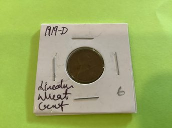 1919 D Lincoln Wheat Cent