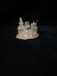 Glass Salt And Pepper Shaker Lot