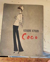 1969 Catherine Hepburn Coco Theater Souvenir Book Chanel
