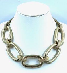 Vintage Chunky Goldtone Chain Link Necklace