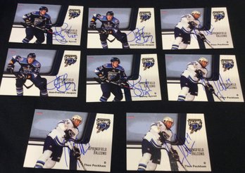 (16) 2008 Choice SportsCards Springfield Falcons Autographed Hockey Cards - M
