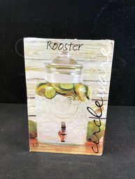 Rooster Circle Ware 1.5 Gallon Drink Dispenser