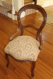 Antique Mahogany Uph Chair 19 Wide 36 High