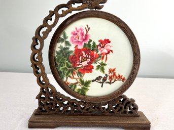 Handmade Chinese Double-Face Embroidery In Spinning Frame