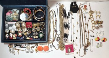 Large Lot Of Costume Jewelry