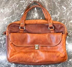 A Vintage Leather Brief Case