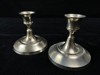 Pewter Candle Stick Holders