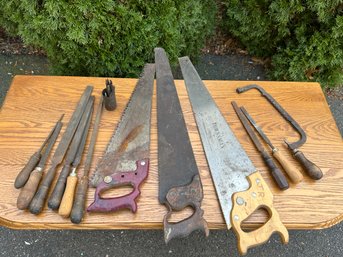 Vintage Hand Saws & File Tools