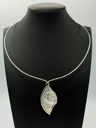 Amazing Sterling Silver & Lalique Choker Style Necklace