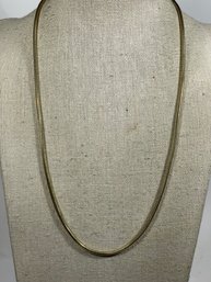 Another Fine 'slinky' Sterling Silver Chain Necklace 20' Long