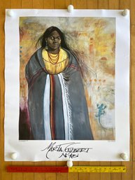 Marta Gilbert Ni Abi The Turquoise Cuiza Poster 26x31