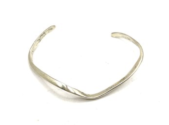 Vintage Sterling Silver Twisted Cuff Bracelet