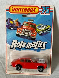 Vintage 1973 MATCHBOX ROLAMATICS HOT ROCKER- Muscle Car- Mint On Card