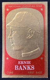 1962 Topps Embossed Ernie Banks #58