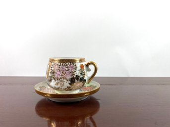 Lithopane Teacup And Saucer Set